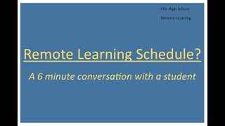 Understanding the FHS Remote Learning Class Schedule
