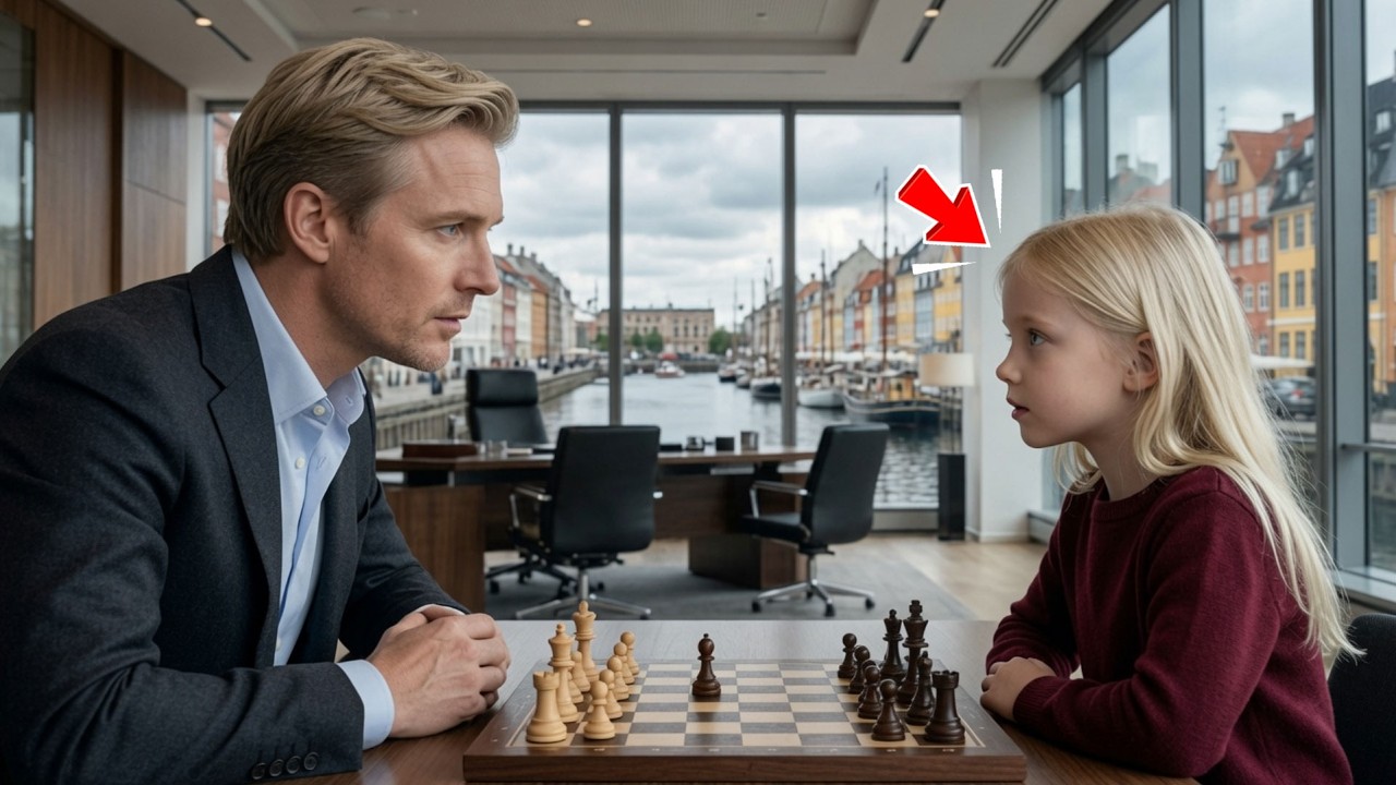 Den dag, jeg tørrede borde af på direktionsgangen, gik mit barn hen til direktørens skakbræt. Han kom ind, så hende, og spurgte, om hun kunne lide skak. Hun havde aldrig spillet et eneste parti....