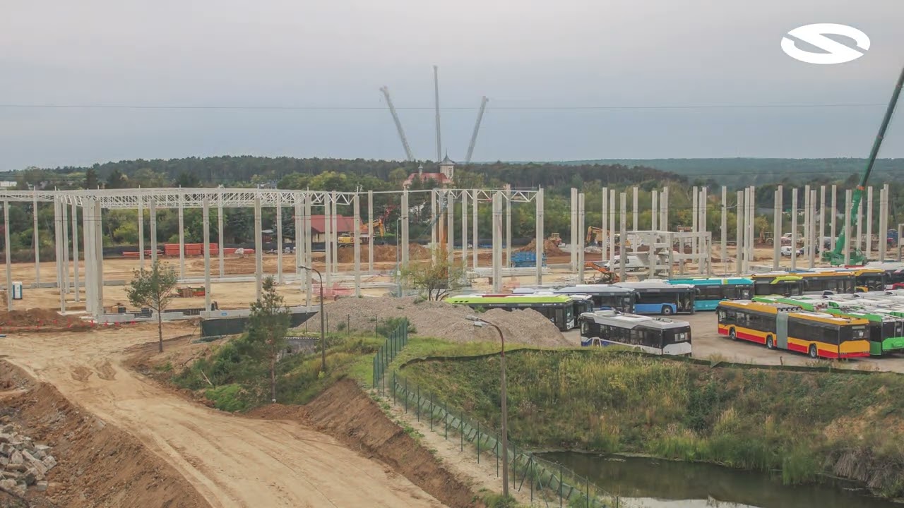 Solaris Magazyn Bolechowo - Construction Timelapse 8K