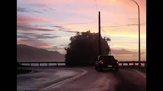 American Samoa sunrise drive