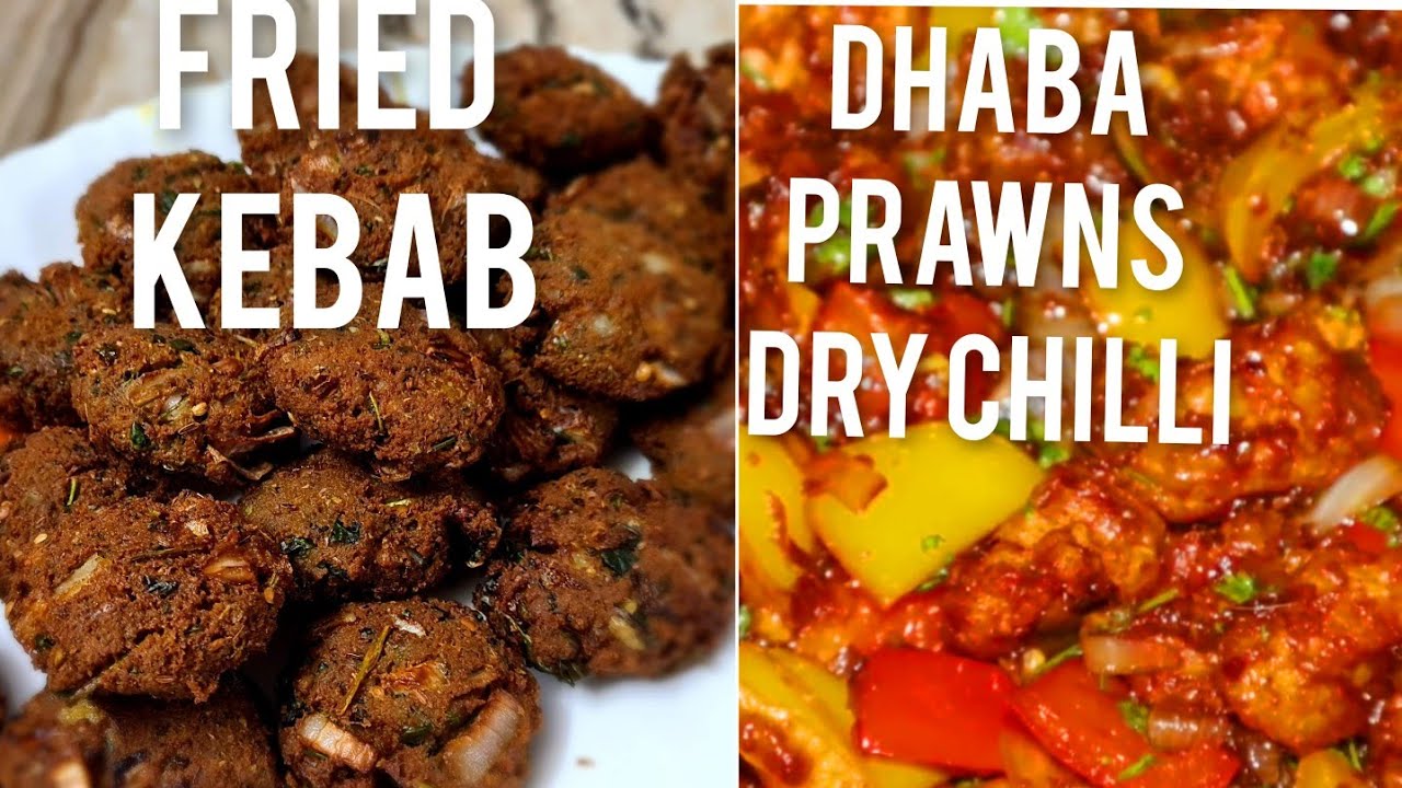 FRIED KEBAB TRADITIONAL RECIPE  || DHABA PRAWNS DRY CHILLI | Zaika Secret Recipes Ka - Cook With Nilofar Sarwar