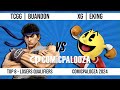 Comicpalooza 2024  top 8 losers qualifers  buandon ryu vs eking pacman  smash ultimate ssbu