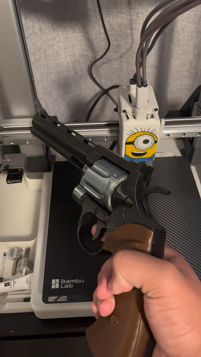 3d printed revolver gun prop #3d #model