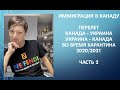 ИММИГРАЦИЯ В КАНАДУ. ПЕРЕЛЕТ КАНАДА - УКРАИНА - КАНАДА ВО ВРЕМЯ КАРАНТИНА 2021. Часть 2