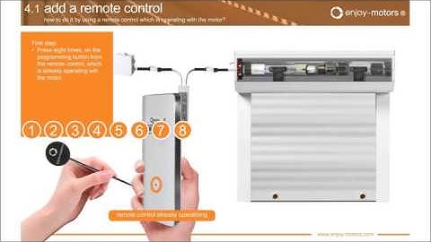 4.1 add a new remote control (RECMAD01)