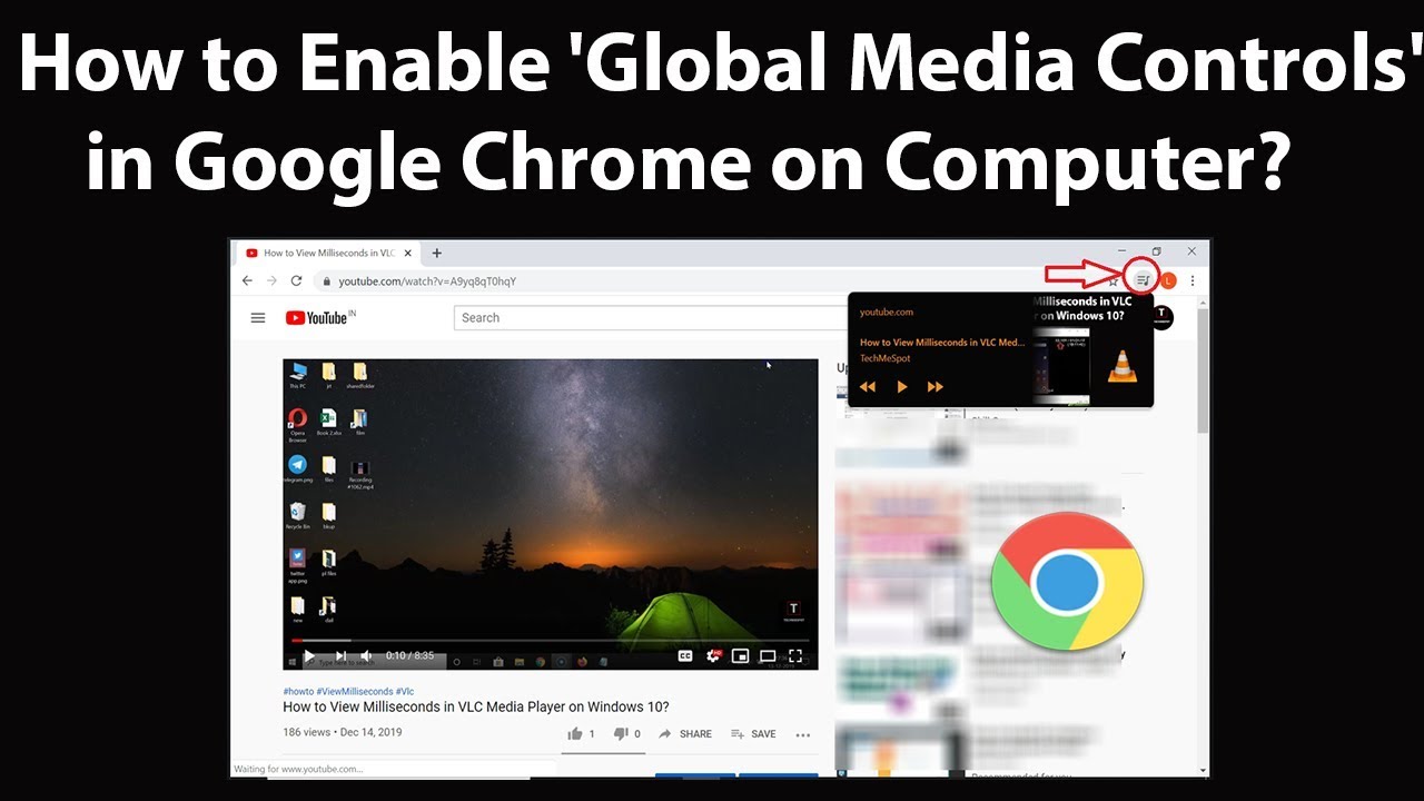 How to Enable 'Global Media Controls' in Google Chrome on Computer?