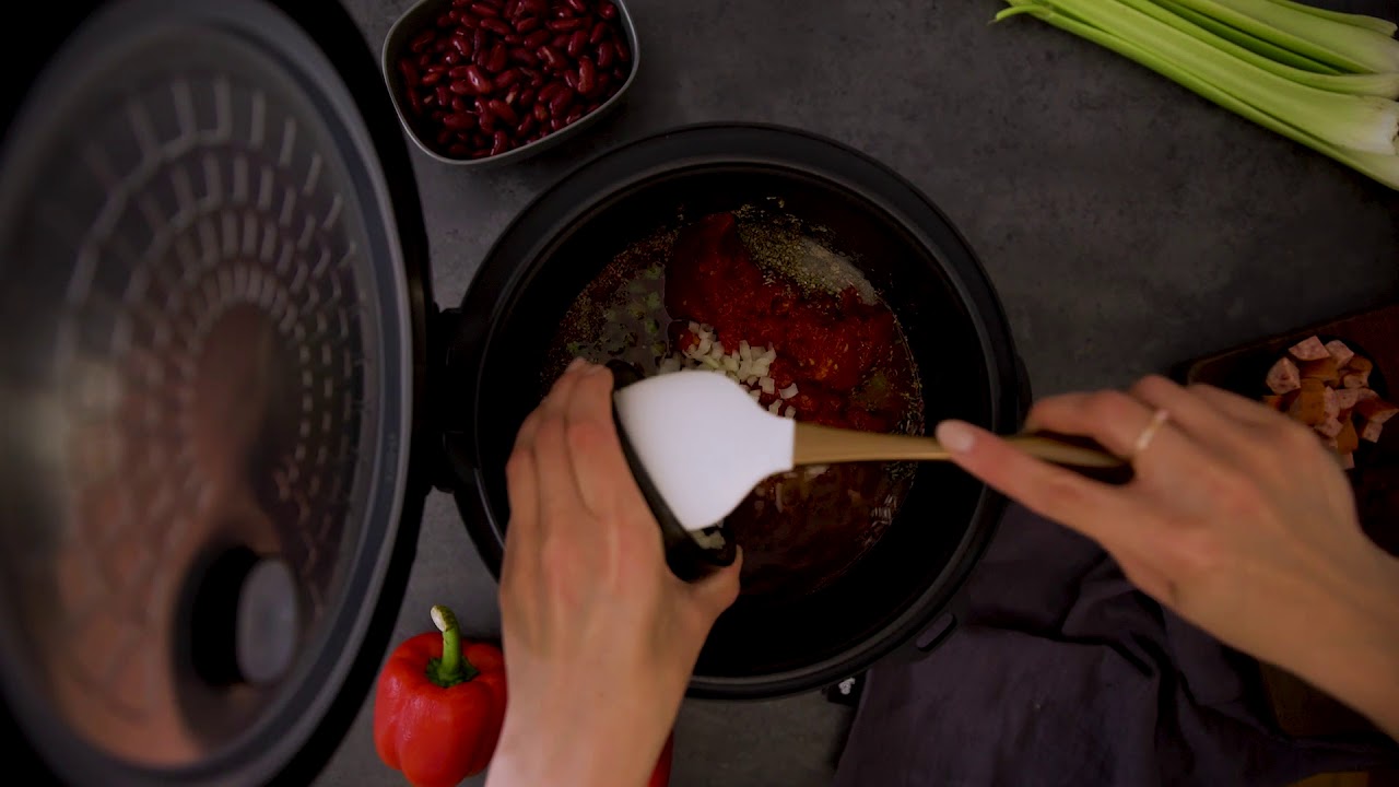 CRUX Rice Cooker Party Style New Orleans Rice and Beans - YouTube