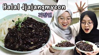 How to Make Halal Jjajangmyeon 짜장면 (Korean Black Bean Noodles) | AnnyeongAisyasya