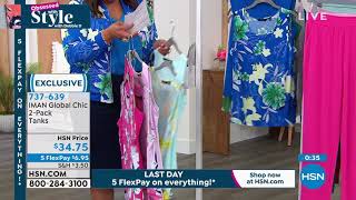 IMAN Global Chic 2Pack Tanks