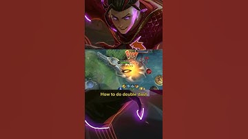 HOW TO DO DOUBLE DASH CHOU✅ #mlbb #mobilelegends #chou #mlbbshorts #shorts