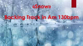 Snow - Metal Guitar Backing Track in Am - 130bpm, Within Temptation