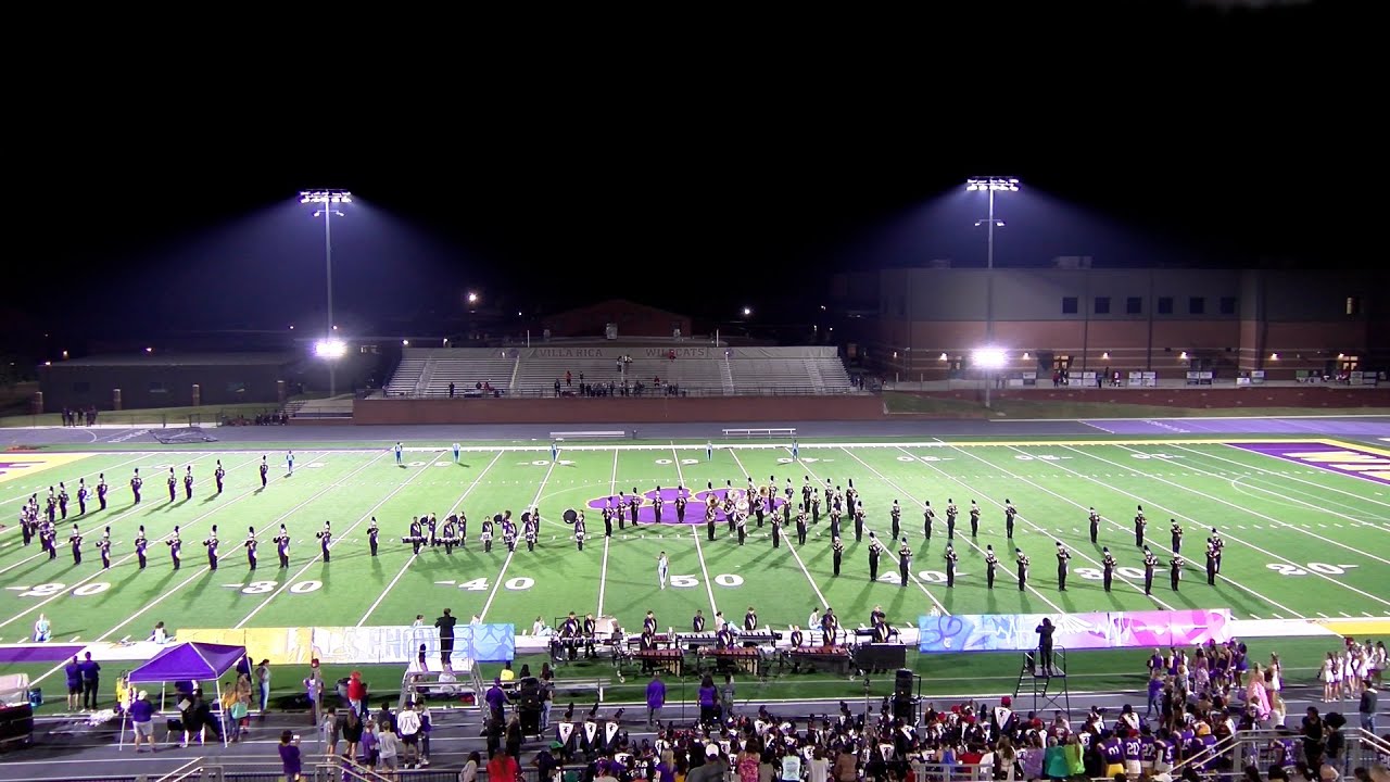 Villa Rica High School Marching Band Field Show vs TriCiities High