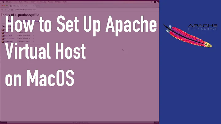 How to Set Up Apache Virtual Host on MacOS