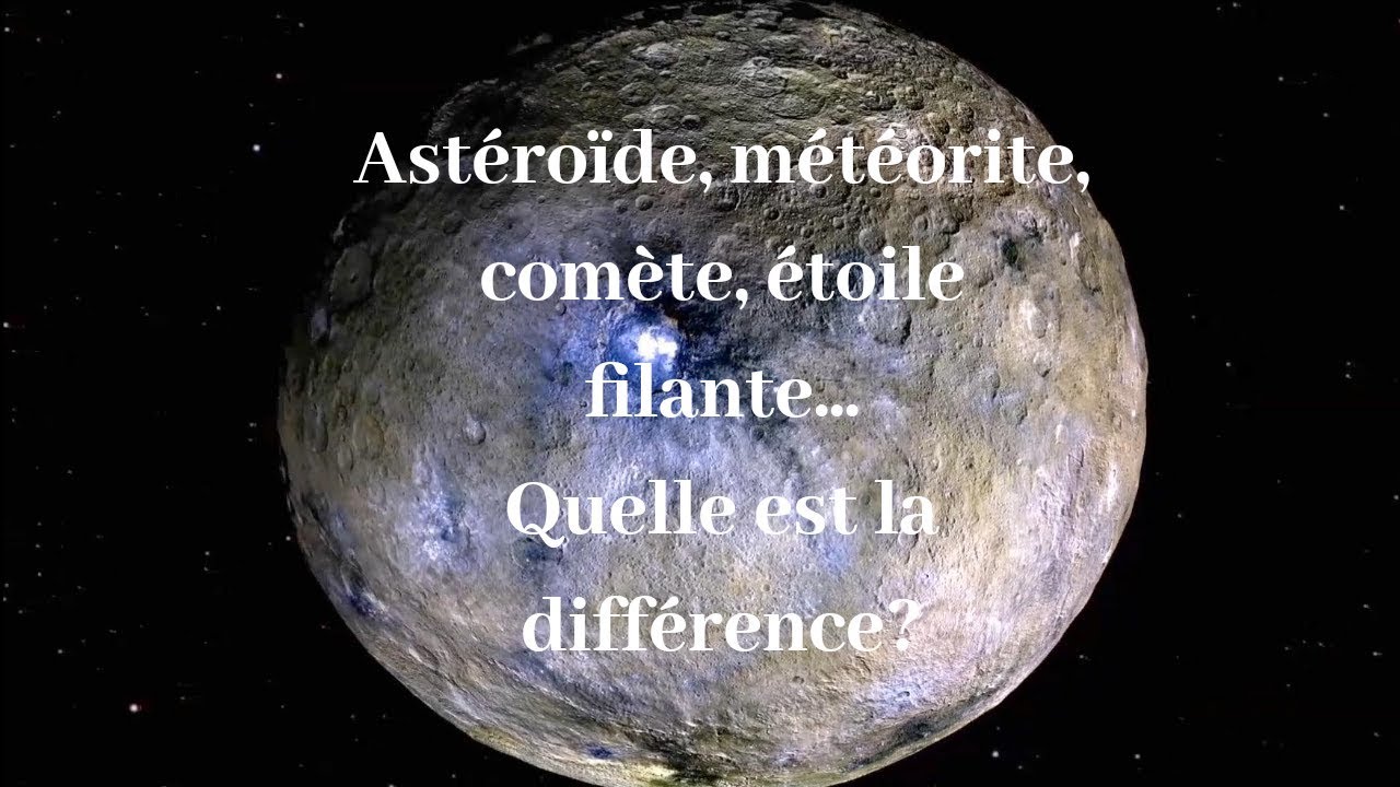 Astéroïde Météorite Comète étoile Filante Quelle Est La Différence