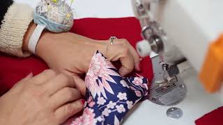 How to sew a Slanted pocket