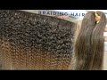 DIY Curly Weft Using Straight BraidingHair | Dilias Empire.