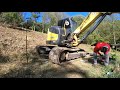 How To Get Track Back On Excavator