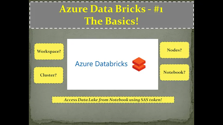 #1. Azure Data Bricks - Basics of Data Bricks, Cluster, nodes and Notebook