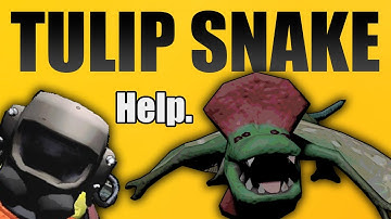 My first encounter with the Tulip Snake - Lethal Company v50 #shorts