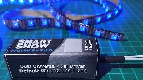 Setup, configure and project build using SmartShow NetWS-340