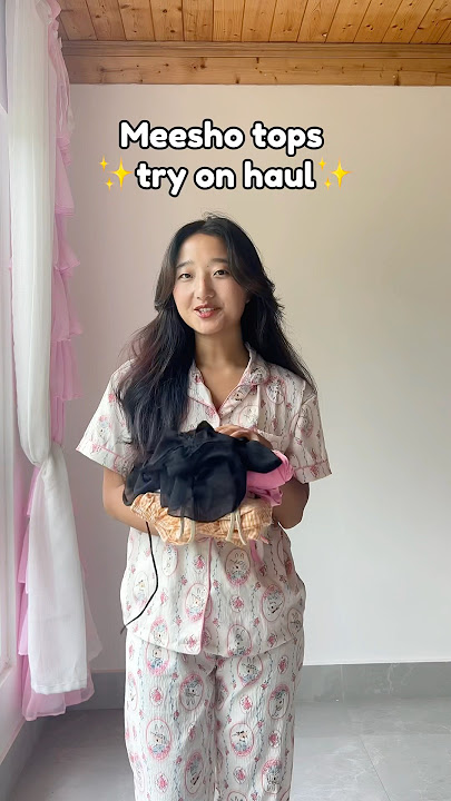 Meesho tops try on haul