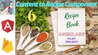 Angular Project From Scratch. 6 - Adding Content to Recipe Component | SULAIMAN BAIG