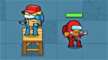 🧟 Impostor vs Monster: Z Defense 🔥 GAMEPLAY Levels 1-12 (Android, iOS)