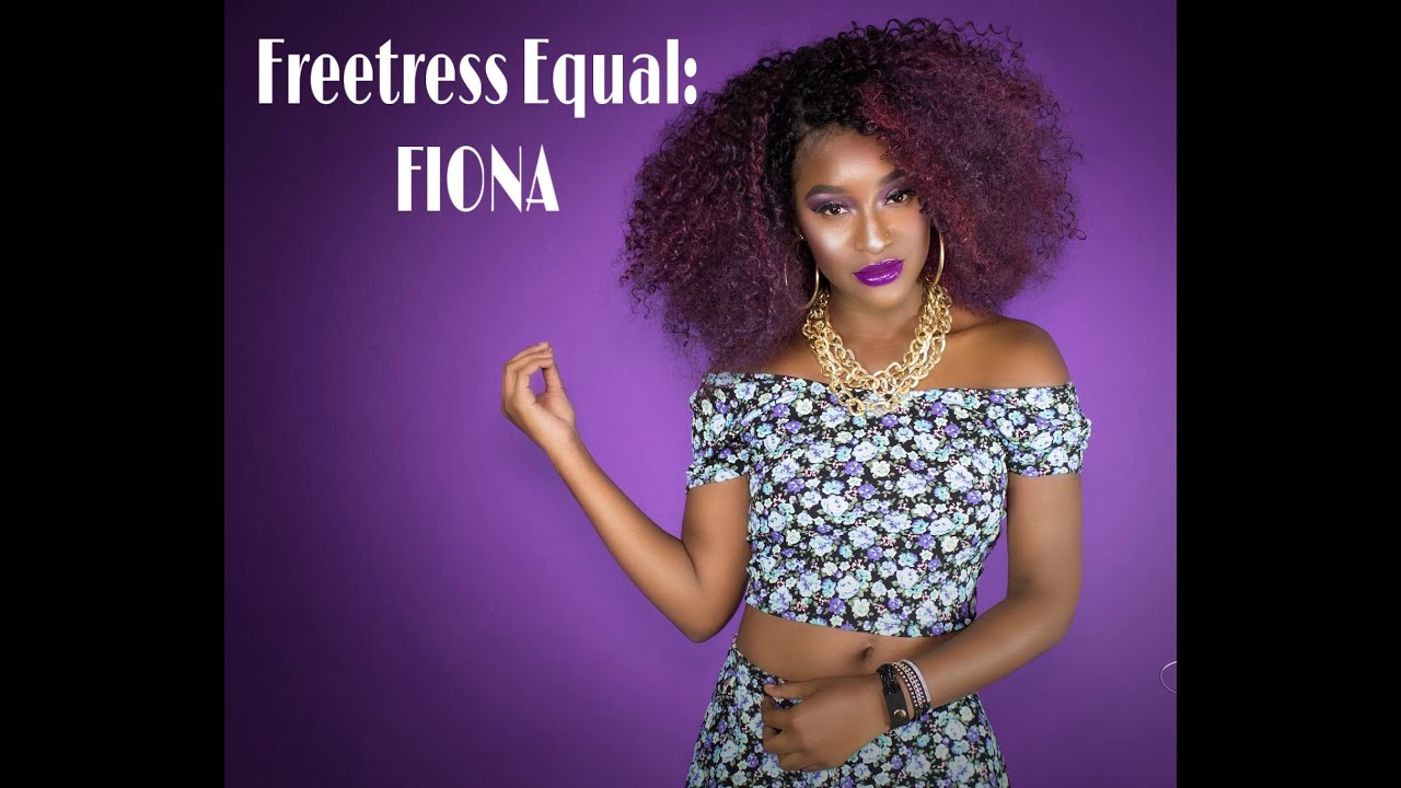 Big Kinky Curly Purple Hair | Celebrity Inspired Hair - Purple Wig Series: Freetress Fiona