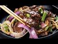 Mega Schnelle Asiatische Abendessen Ohne Viel Aufwand Nur Rindfleisch Und Zwiebeln
