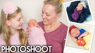 chloes newborn photo shoot chloe kristine both get hurt