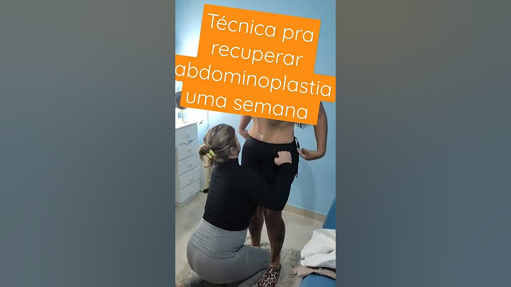 Confira técnica uma semana RECUPERAÇÃO ABDOMINOPLASTIA/ completo canal