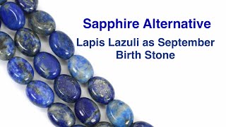 September Alternate Birthstone / Lapis Necklace 