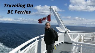 Taking A BC Ferry From Vancouver To Victoria, British Columbia