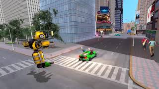 Bee Robot Car Transformation Game: Robot Car Games screenshot 3