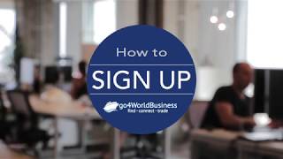 How to use go4worldbusiness to find global buyers