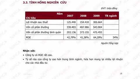 Lợi nhuận trên vốn cổ phần là gì năm 2024