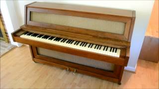 Mid 1960S Jannsen Upright Piano. Free Must Pick Up Asap