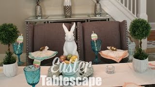 Spring Home Decor 2017 | Easter Tablescape KateLoveStyle