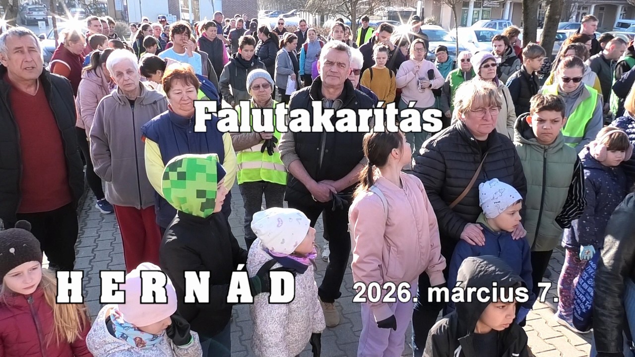Falutakarítás Hernádon 2026