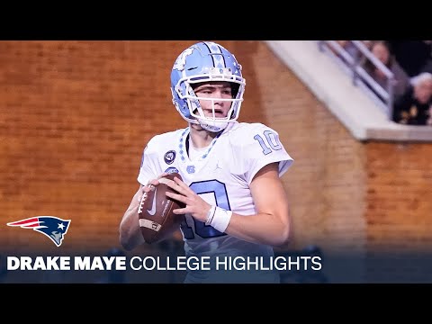 Drake Maye College Highlights, UNC, QB 