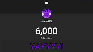 Synthmsm Hits 6,000 Subscribers And Dies Live Footage