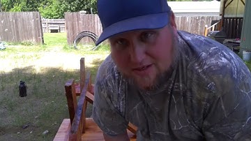 Live edge cedar picnic table part 2 of 2