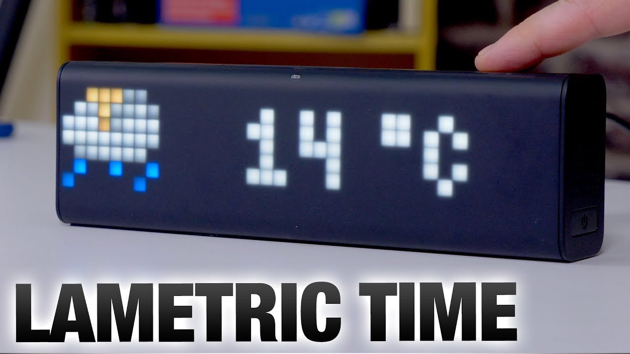 LAMetric Time : horloge pixelart connectée et programmable ! 