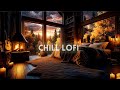 Cozy Cabin LoFi | Thunderstorm & Autumn Rain Ambiance 🍂 for Study, Work, or Sleep
