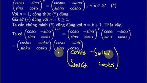 Phép toán của ma trận