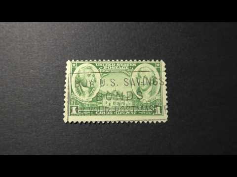 Washington Green 1 Cent Stamp Value