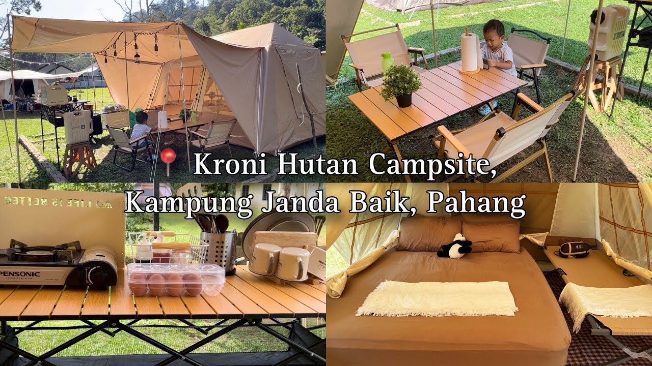 Vlog 1 | First Camping Experience | Kroni Hutan Campsite | Payung.camp Village L+ Auto Tent