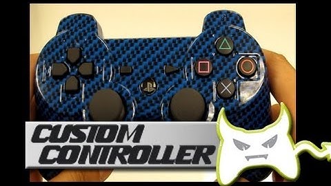 Custom PS3 Controllers - Episode 2: Blue Carbon Fiber