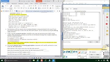Lab Configuring Basic Single Area OSPFv2 11