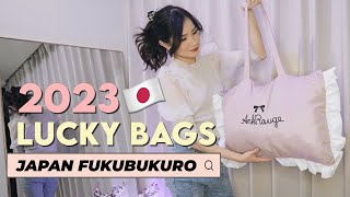 JAPANESE CLOTHING LUCKY BAGS 2023 TRY ON | Ank Rouge  was it worth it?